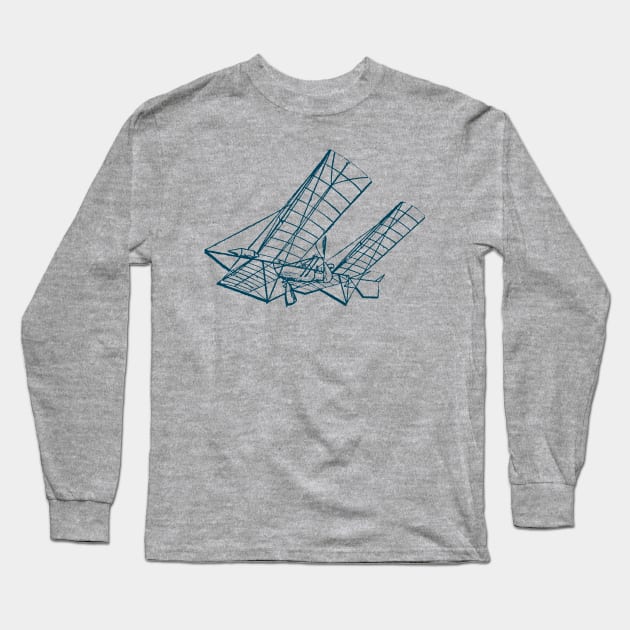 Historical plane design Long Sleeve T-Shirt by UniqueDesignsCo